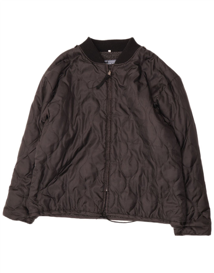 Brandit Herren gefütterte Liner-Jacke UK 48 4XL Schwarz Polyester
