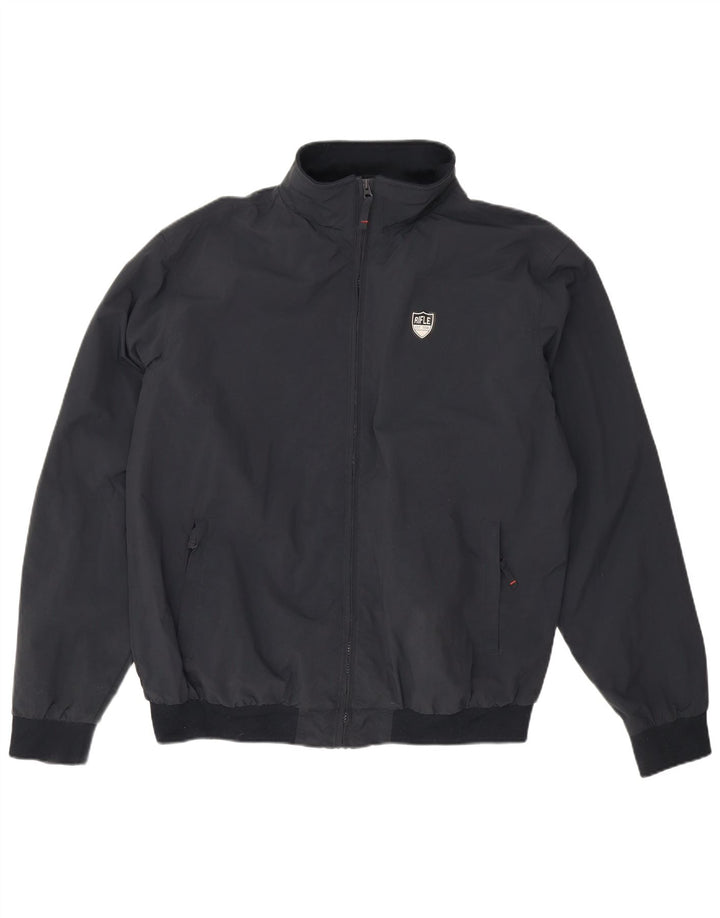 Rifle Herren Bomberjacke UK 46 3XL Marineblau Polyamid