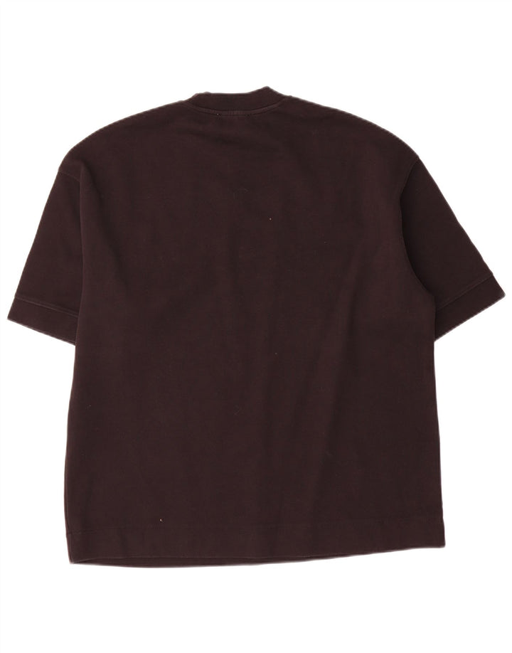 Zara Herren T-Shirt Top Small Schwarz Baumwolle