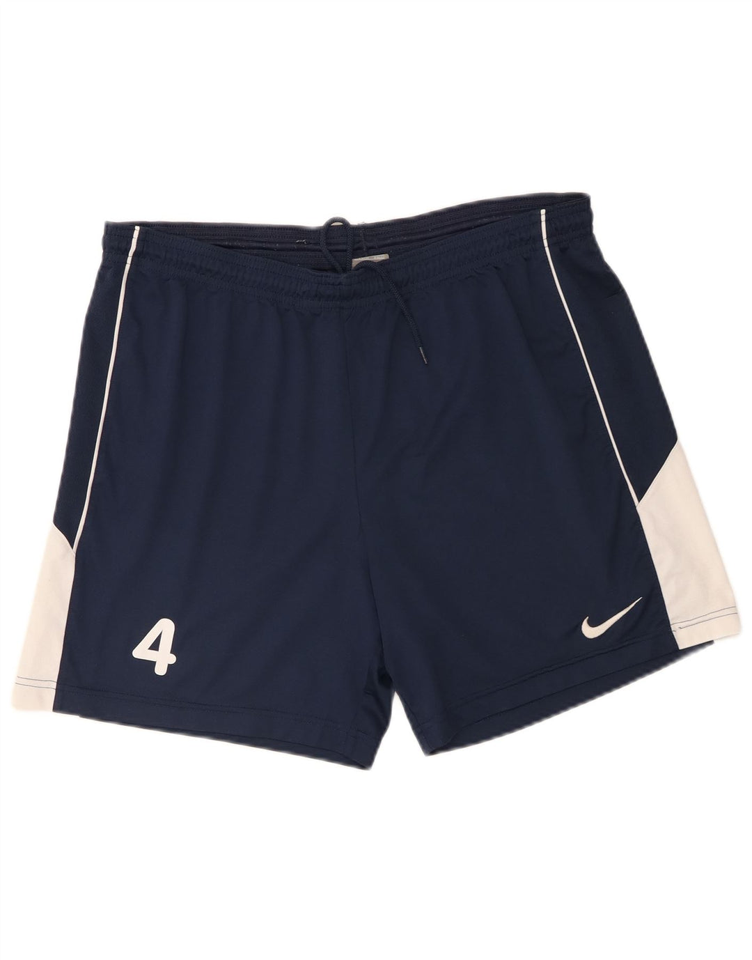 Nike Herren-Sportshorts, groß, marineblaues Farbblock-Polyester