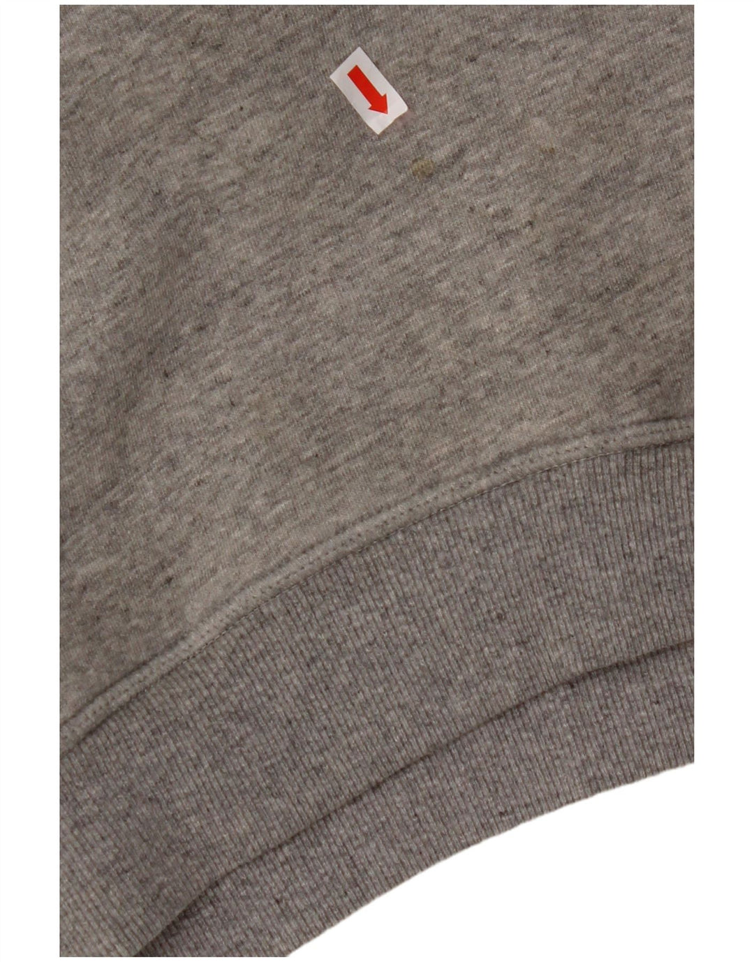 JACK WILLS Damen Übergroßer Kapuzenpullover UK 10 Small Graue Baumwolle