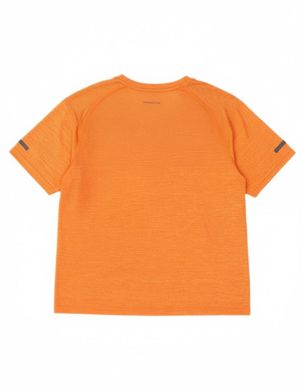 Russell Athletic Jungen T-Shirt Top 15-16 Jahre 2XL Orange Sports