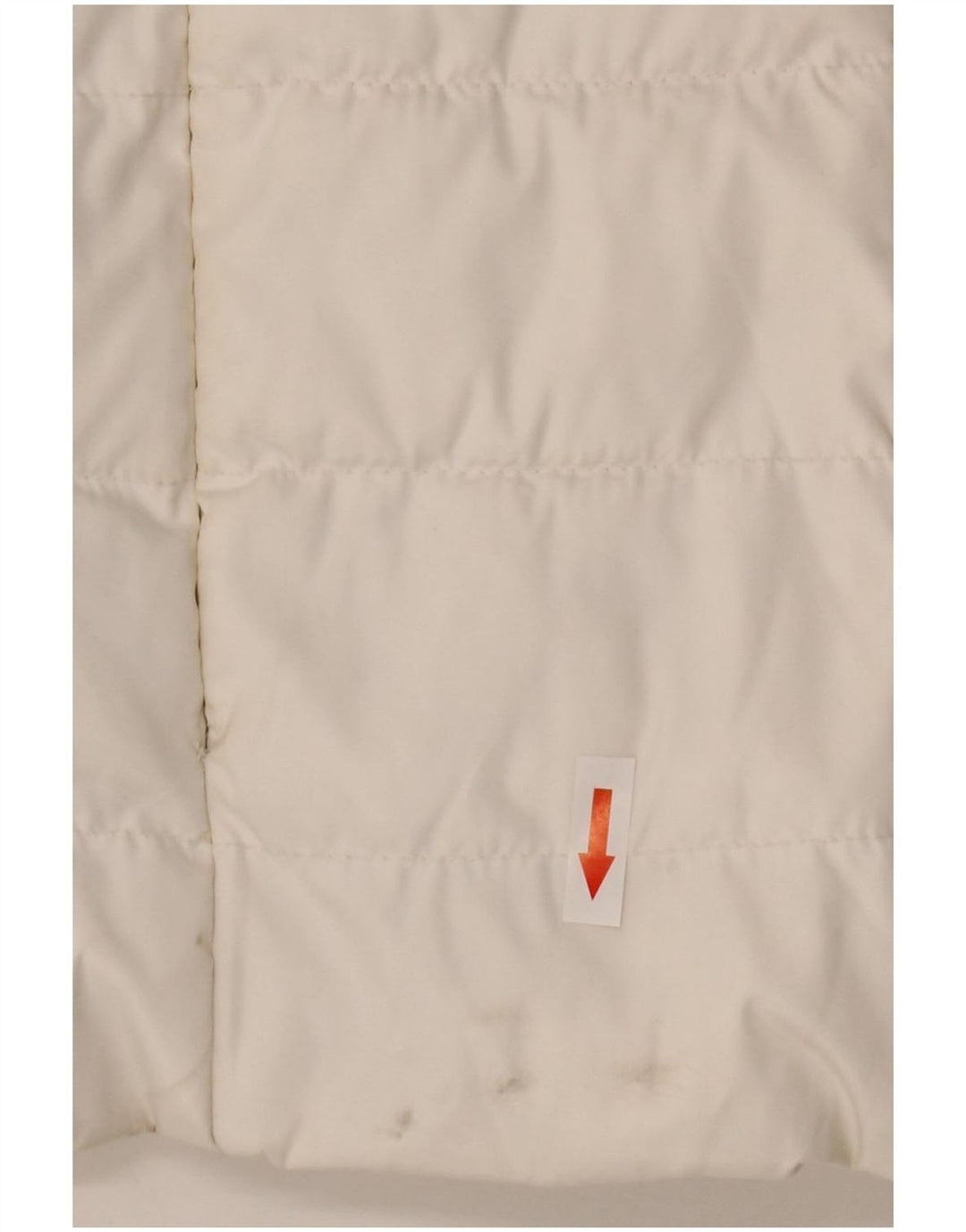 Superdry Wattierte Damenjacke mit Kapuze, UK 14, Größe L, Weiß, Polyester