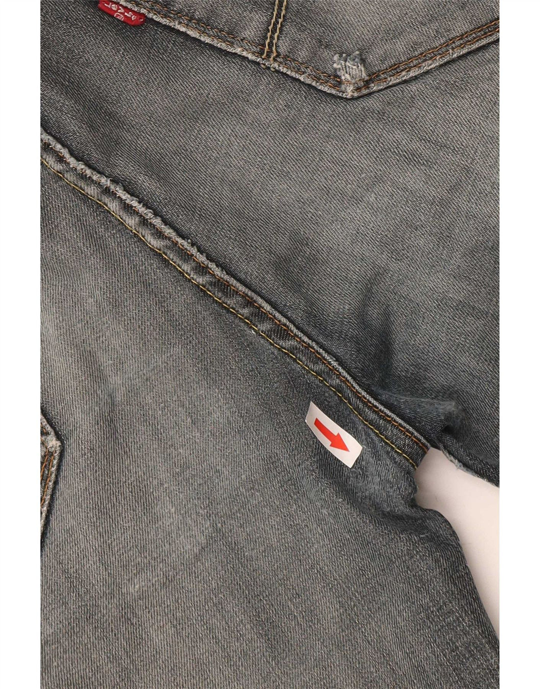 Levi's Herren 519 Slim Denim Shorts W38 XL Grau Baumwolle
