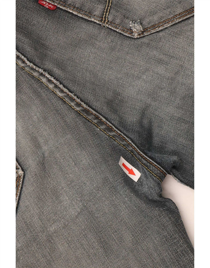 Levi's Herren 519 Slim Denim Shorts W38 XL Grau Baumwolle