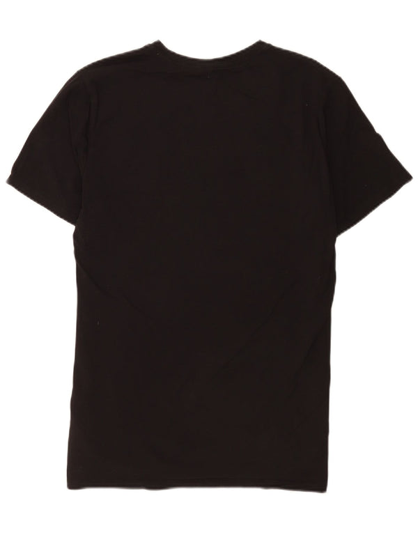 Guess Herren Slim Fit Graphic T-Shirt Top UK 40 Mittelschwarze Baumwolle