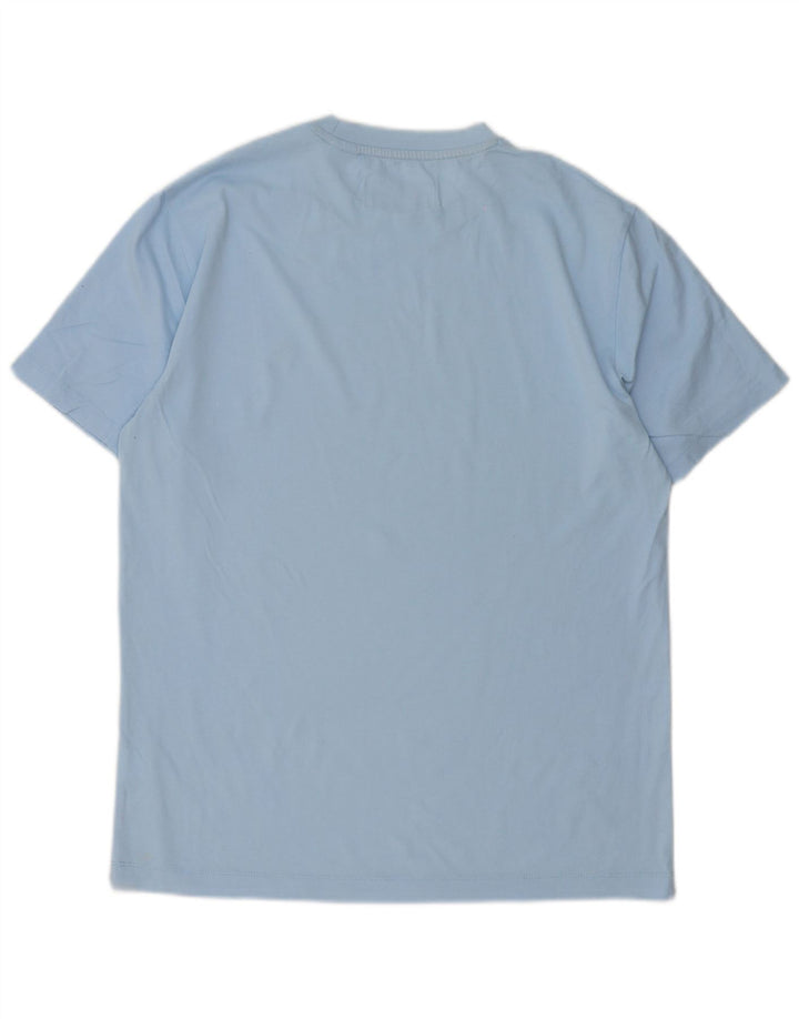 Penguin Herren-T-Shirt aus mittelblauer Baumwolle