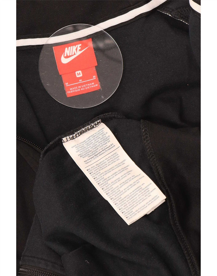 Nike Herren-Kapuzenpullover mit Reißverschluss, mittelschwarz, Baumwolle