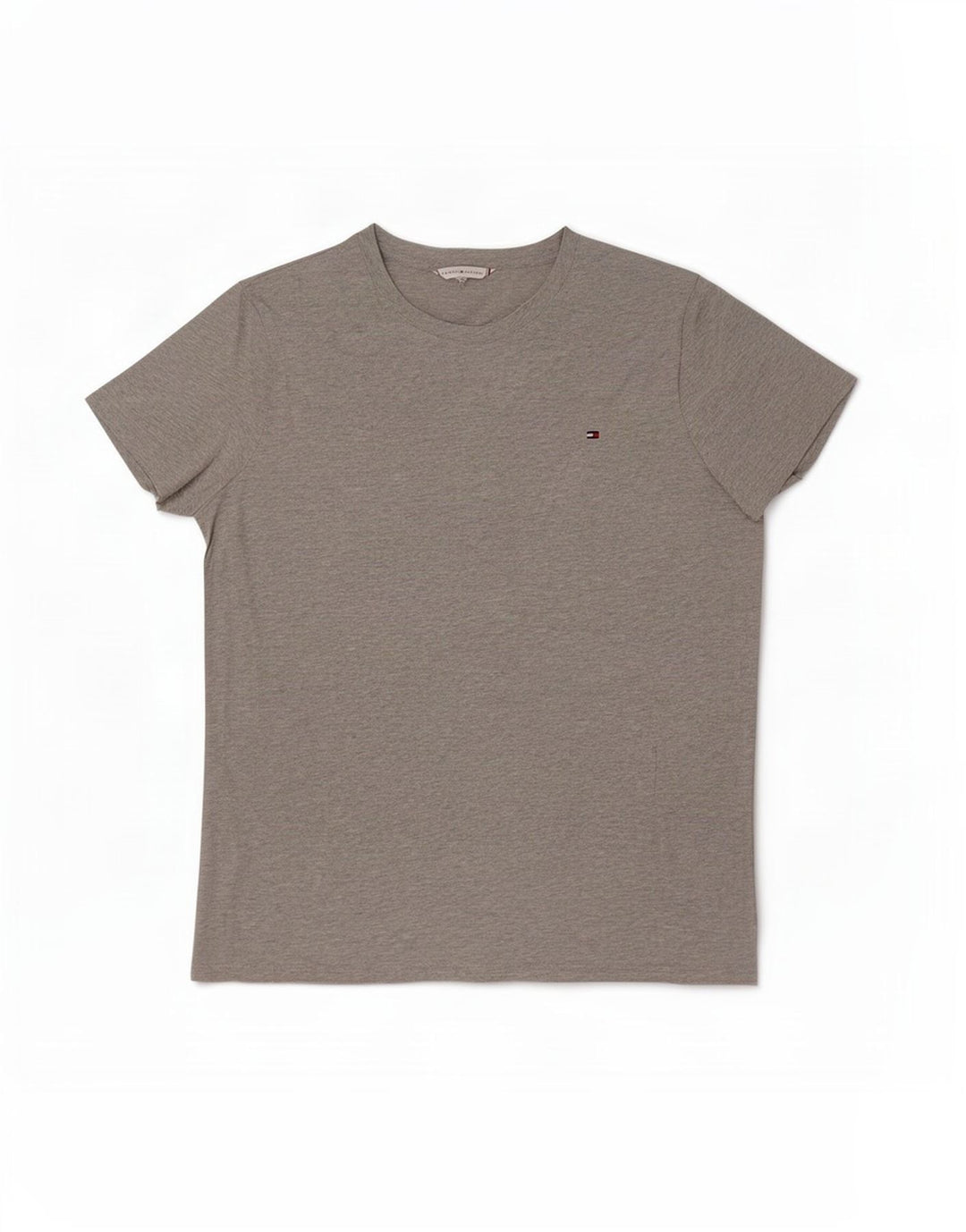 Tommy Hilfiger Herren T-Shirt Top mittelgraue Baumwolle