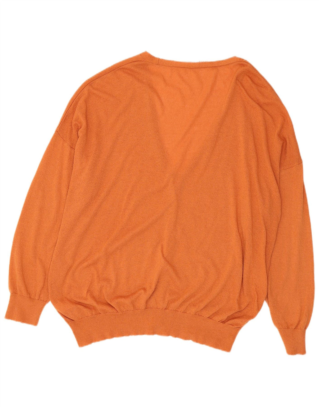 Zara Damen-Strickjacke in Übergröße, Gr. 40, Größe L, Orange, Acryl