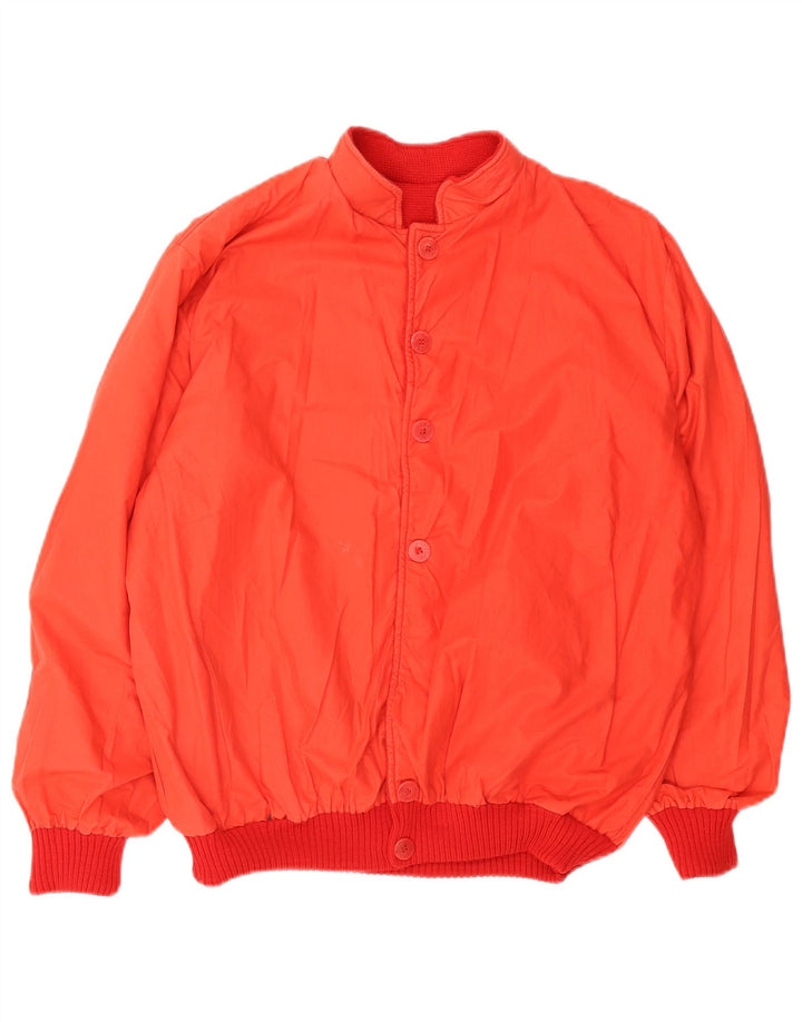 Vintage Herren Wendejacke UK 40 Große rote Wolle