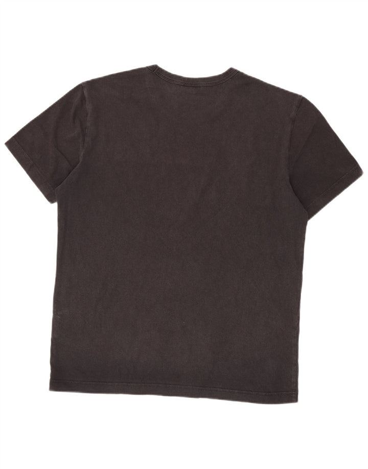 Champion Herren-T-Shirt mit Grafik, mittelschwarze Baumwolle
