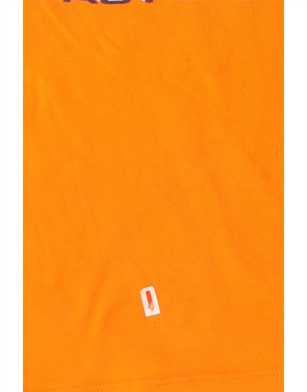 LEE Damen Crop Graphic T-Shirt Top UK 12 Mittelorange Baumwolle