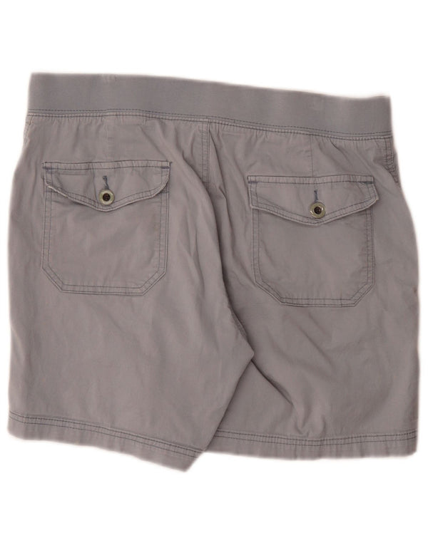 Lee Damen Cargoshorts US 12 Large W32 Blaue Baumwolle