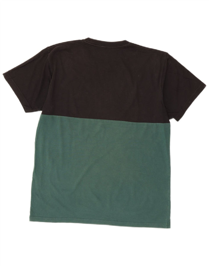 Vans Herren-T-Shirt mit klassischer Passform, Mittelschwarz, Colourblock-Baumwolle