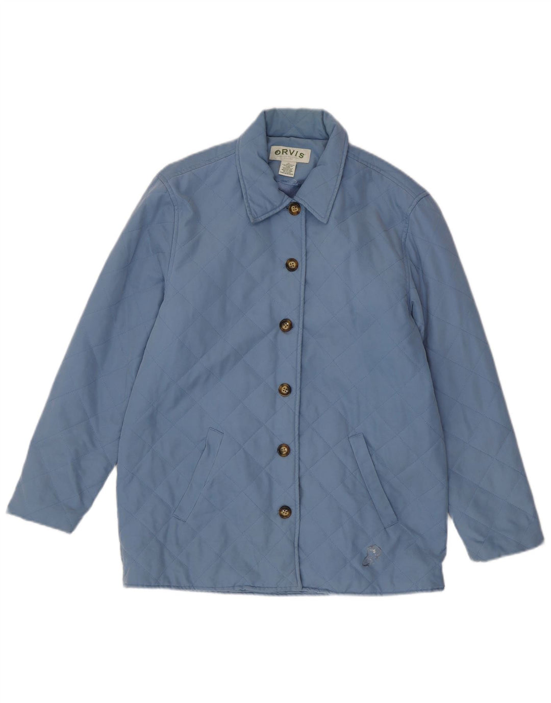 Orvis Damen Steppjacke UK 14 Mittelblaues Polyester