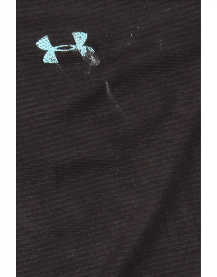 Under Armour Herren Heat Gear Pullover-Trainingsanzug mit Reißverschluss, Größe L, Schwarz