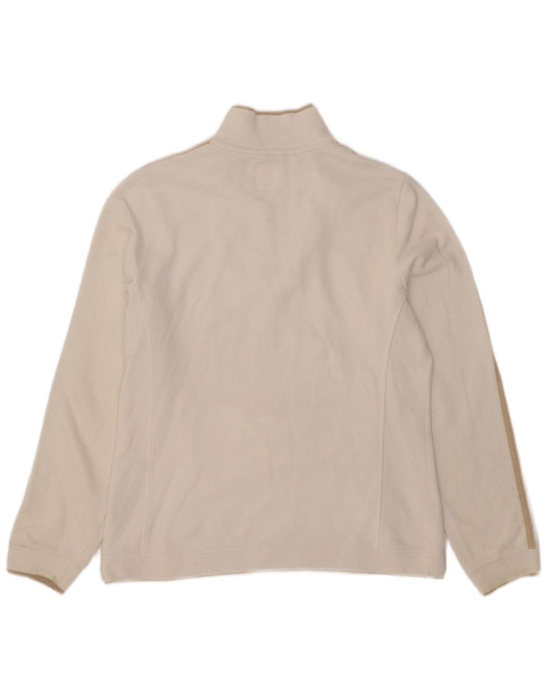Champion Damen-Sweatshirt mit Reißverschluss am Hals, UK 14, mittelweiße Baumwolle