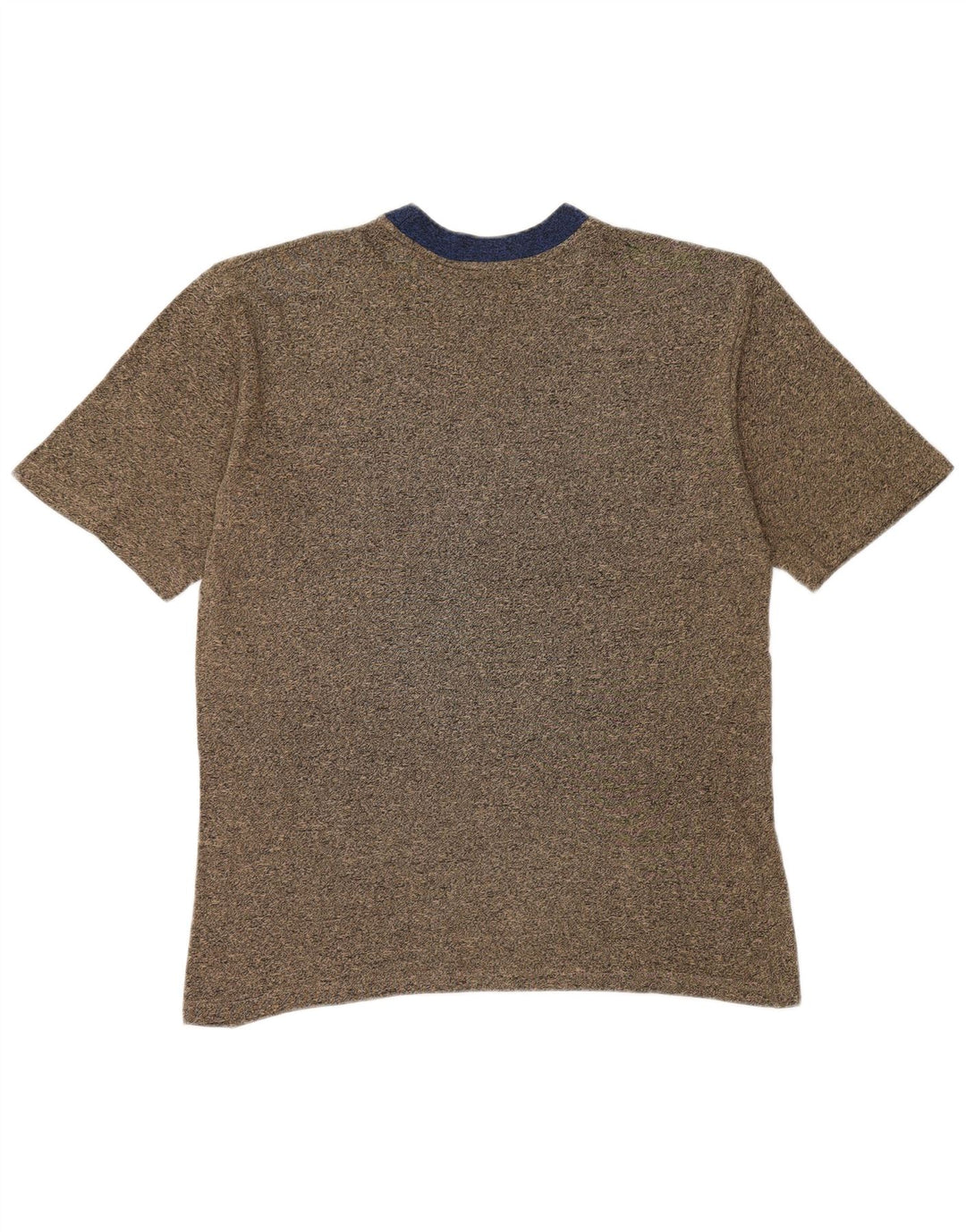 ASICS Herren T-Shirt Top Large Braun Colourblock Baumwolle