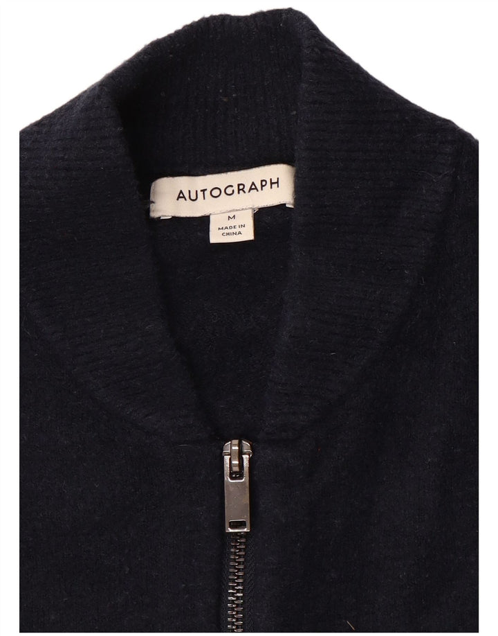 Marks & Spencer Herren-Autograph-Strickjacke, mittleres Marineblau