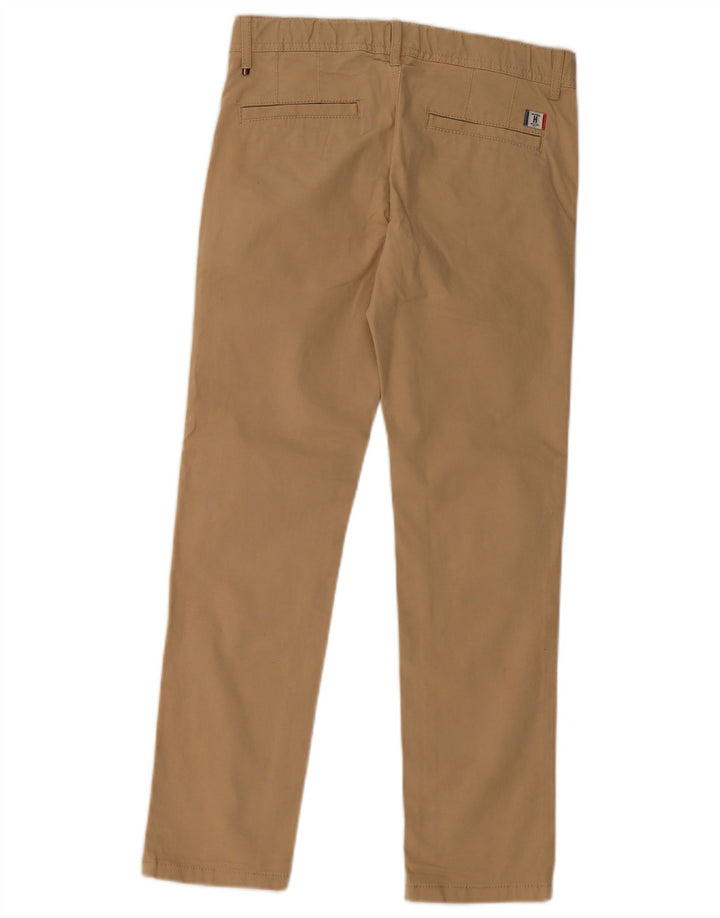 TOMMY HILFIGER Slim Chino-Hose für Jungen, 9–10 Jahre, W26, L25, beige Baumwolle