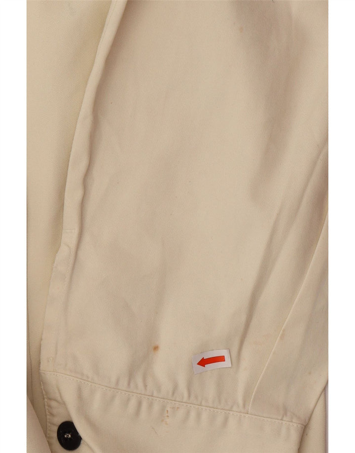 STONE ISLAND Herrenhemd 2XL Off White Cotton Classic