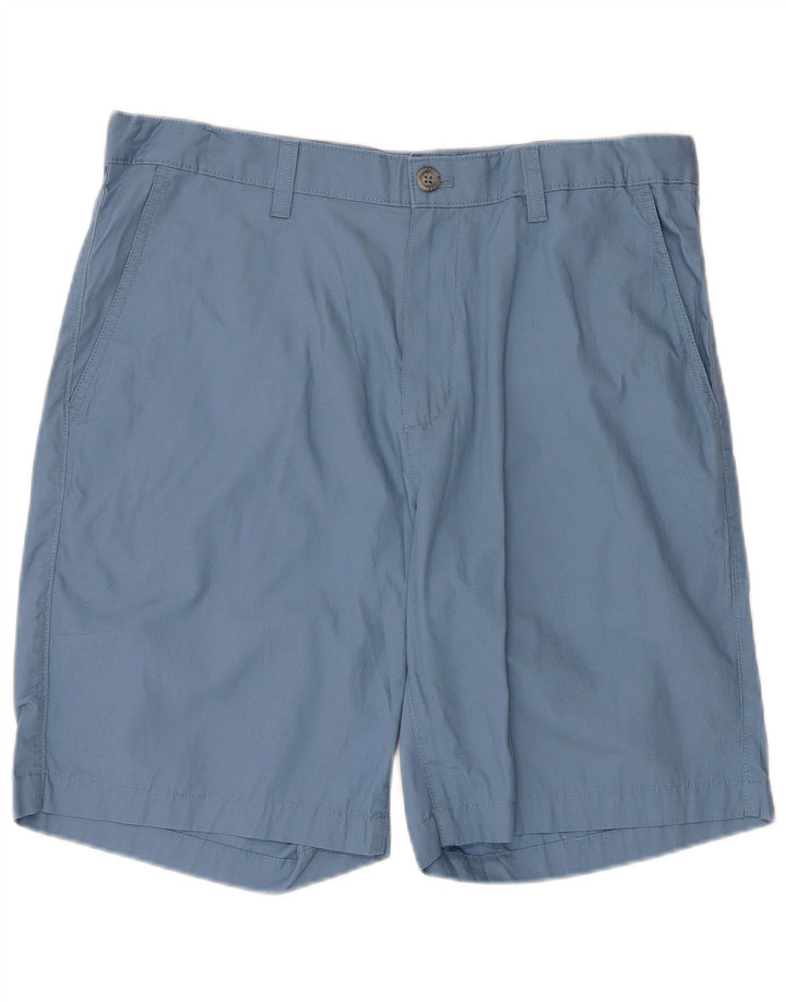 Eddie Bauer Herren Chinoshorts W33 mittelblaue Baumwolle