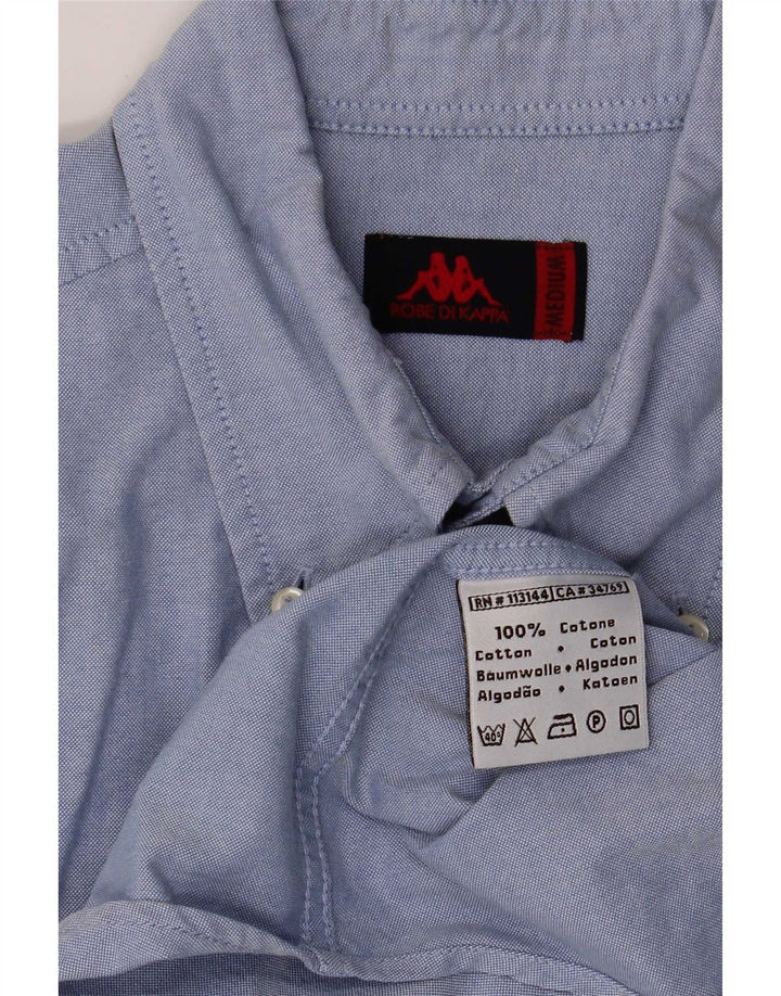 Kappa Herren-Hemd aus mittelblauer Baumwolle