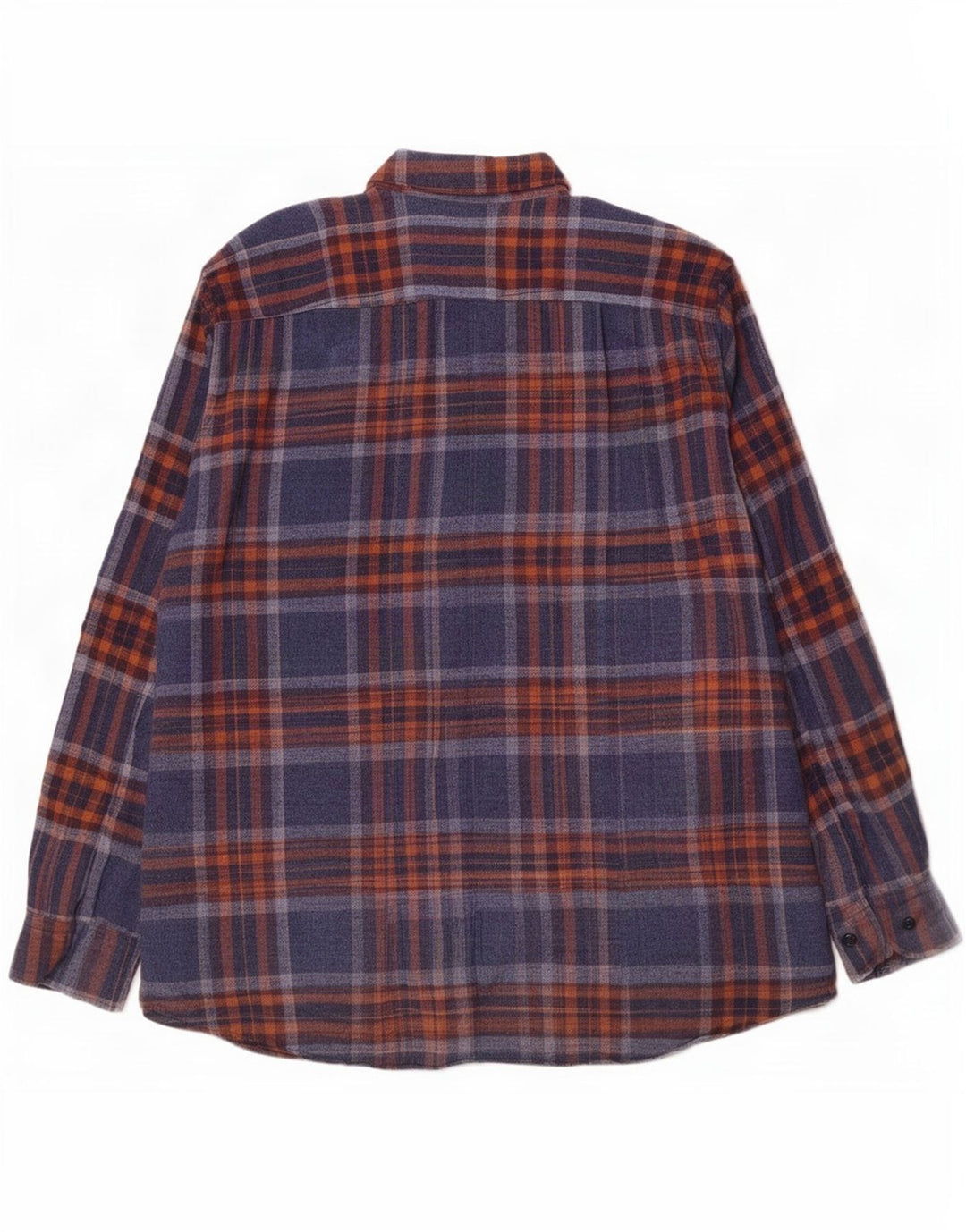 Daniel Hechter Herren-Flanellhemd mit normaler Passform, XL, marineblau, kariert, Baumwolle