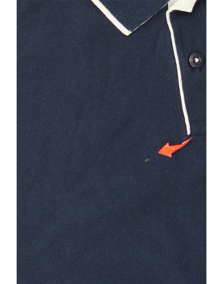 Carrera Herren Poloshirt 2XL Marineblau Baumwolle