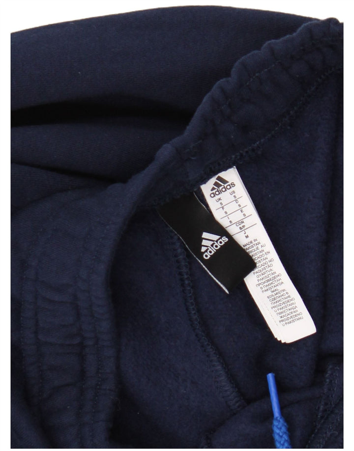 Adidas Herren-Trainingshose, Jogginghose, klein, marineblau, Baumwolle