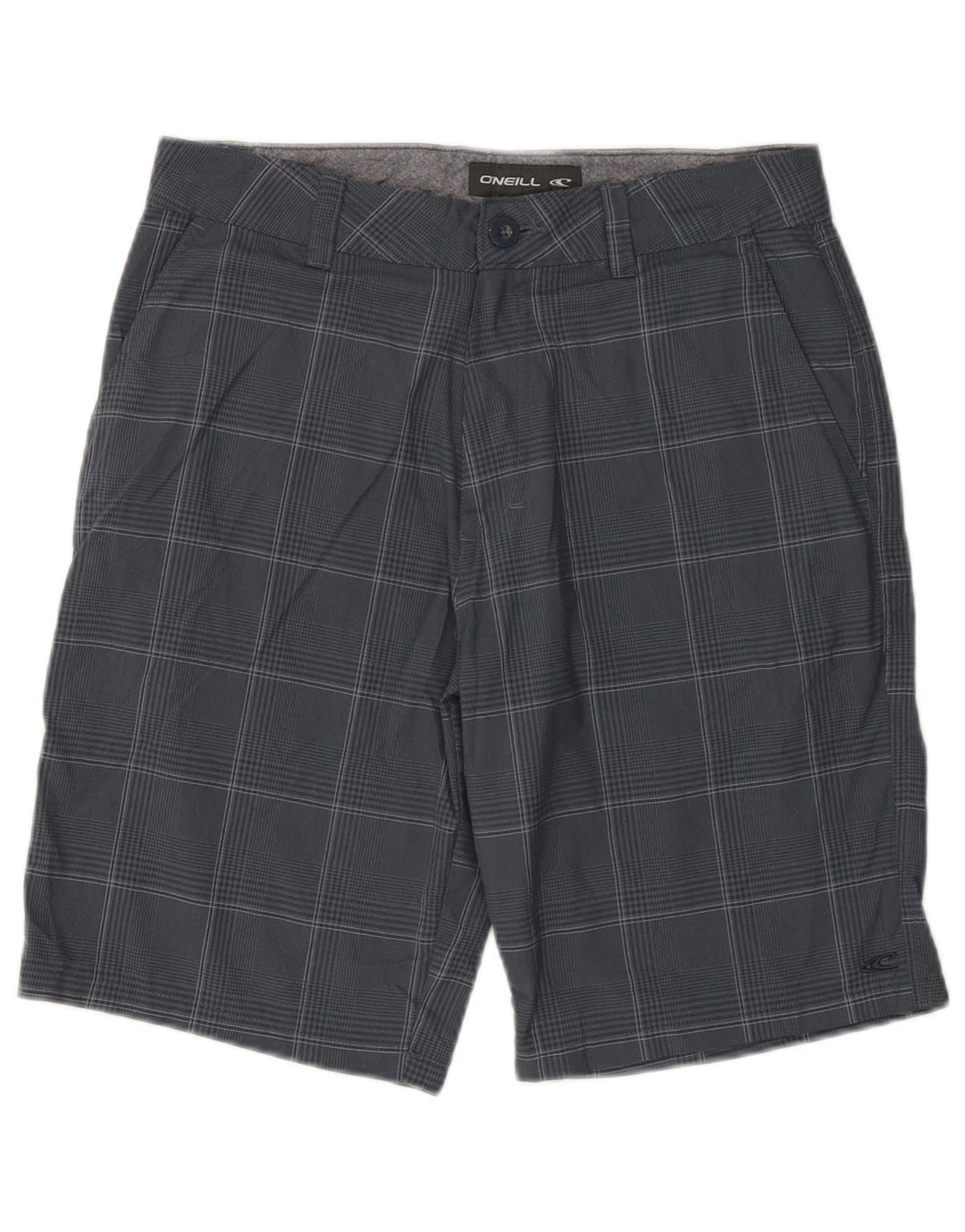 O'Neill Herren-Chino-Shorts W30 Mittelmarineblau kariertes Polyester
