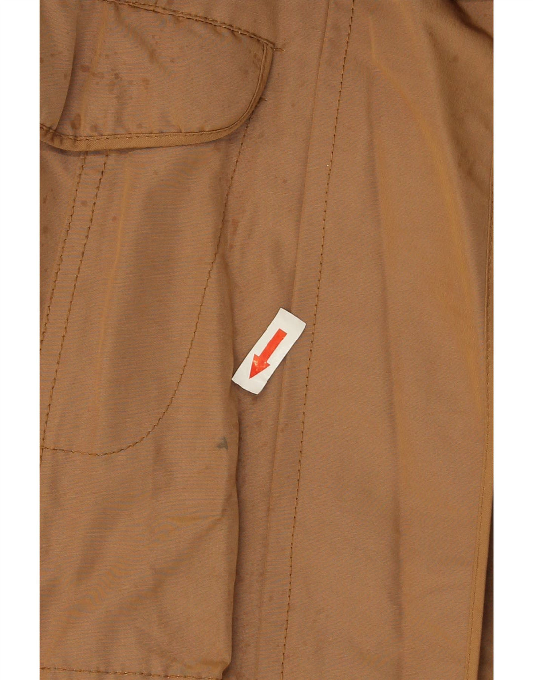 Massimo Dutti Damen Utility-Jacke UK 14 Mittelbeige Baumwolle