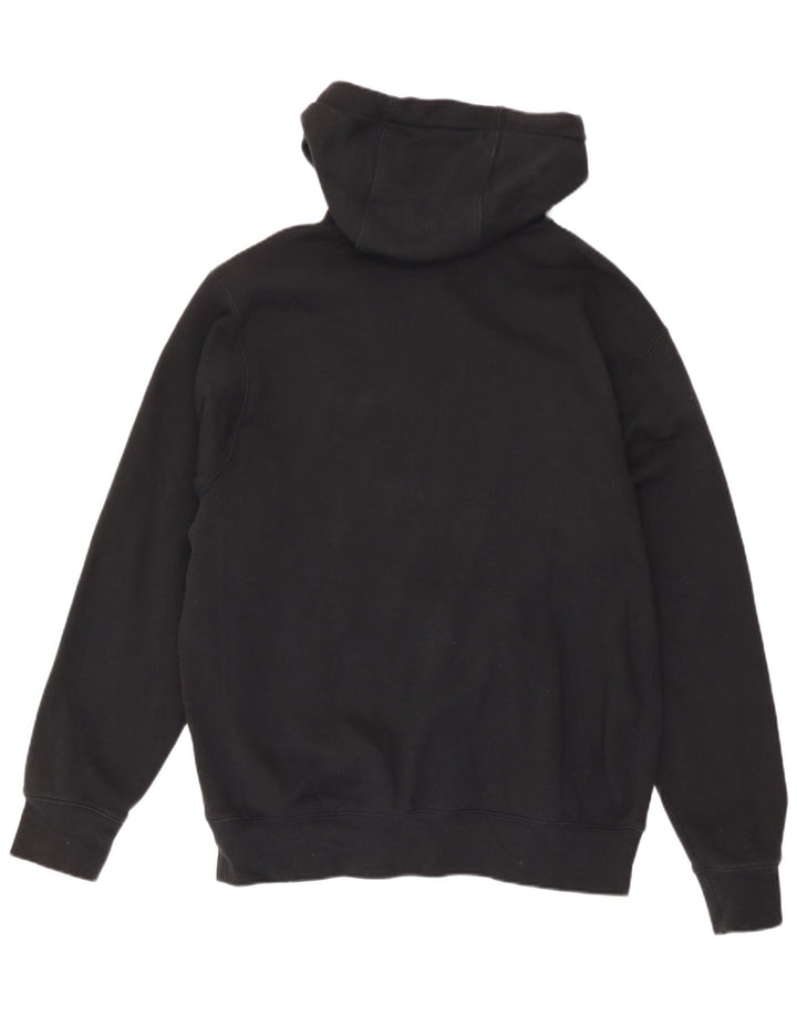 Nike Herren-Kapuzenpullover mit Reißverschluss, mittelschwarz, Baumwolle