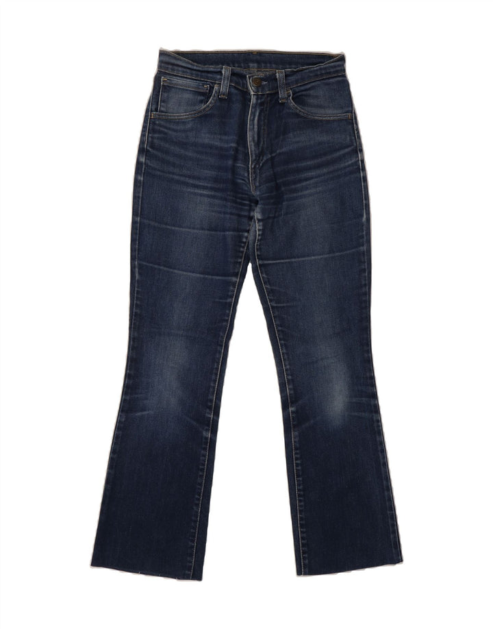 LEVI'S Womens Bootcut Jeans  W26 L29 Navy Blue Cotton Vintage Levi's and Second-Hand Levi's from Messina Hembry 
