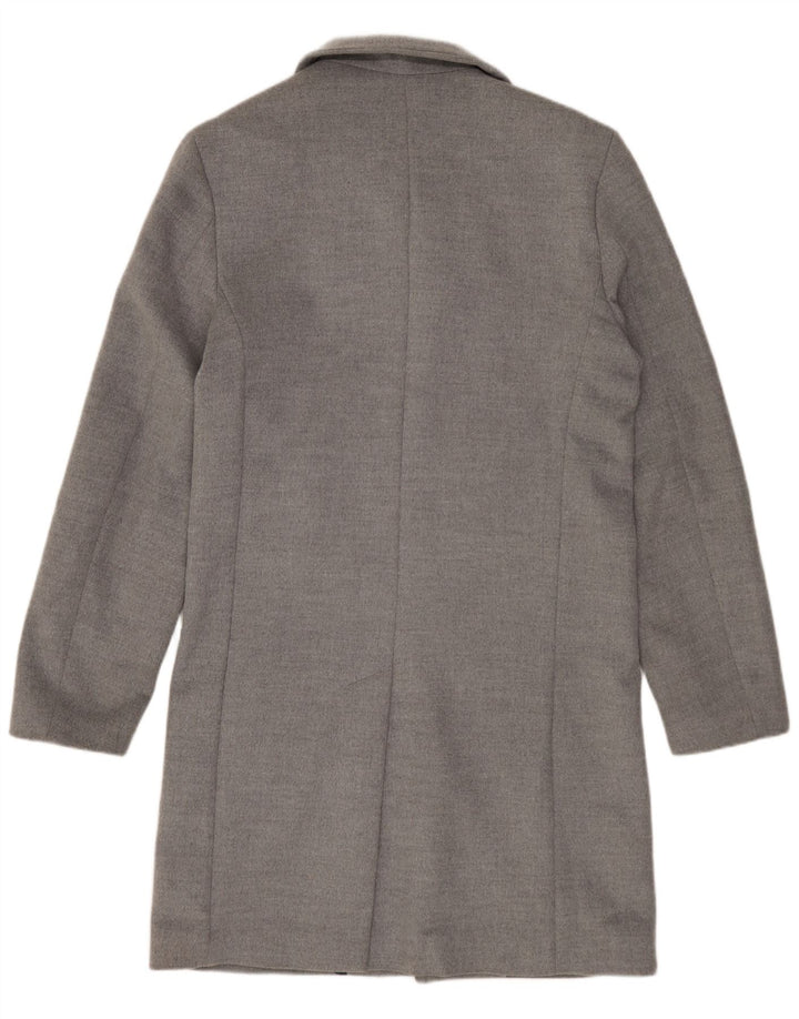 Zara Herrenmantel UK 36 Small Grau Polyester