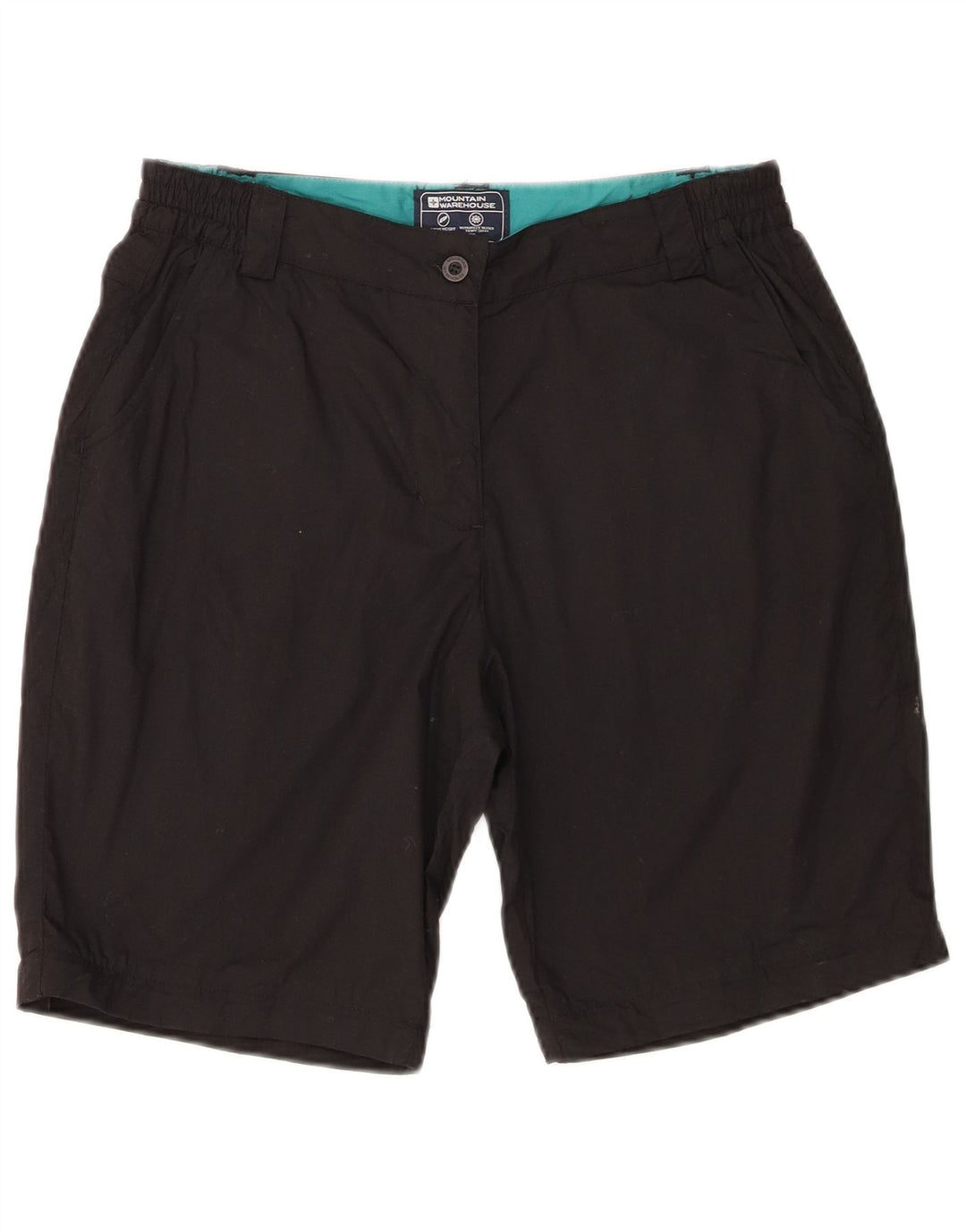 Mountain Warehouse Chino-Shorts für Damen, UK 10, Größe S, W28, Schwarz, Polyester
