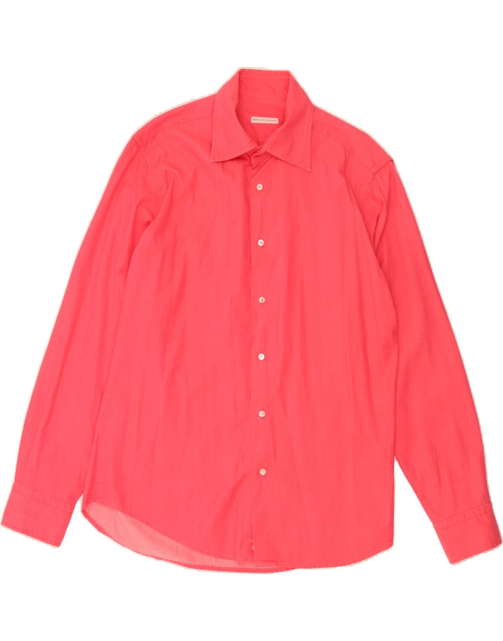 BRIAN DALES Mens Shirt Size 42 16 1/2 Large Pink Vintage Brian Dales and Second-Hand Brian Dales from Messina Hembry 