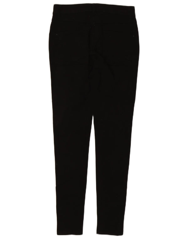Marks & Spencer Damen Jegging-Jeans UK 10 Small W27 L29 Schwarze Baumwolle