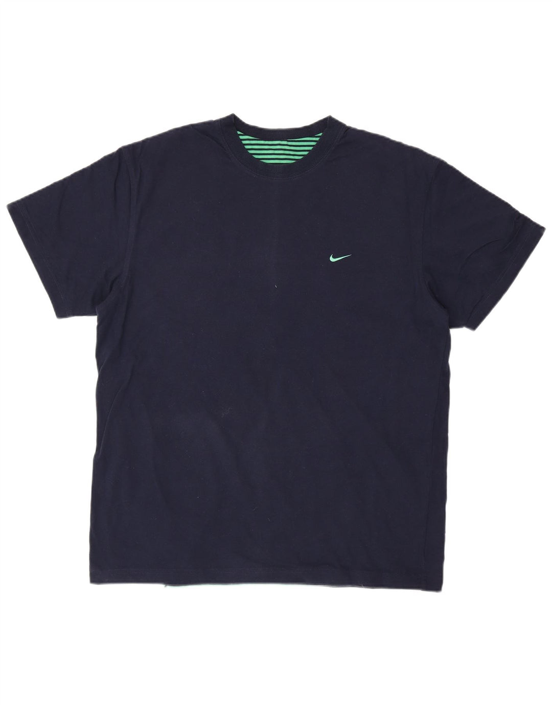 NIKE Herren T-Shirt Top Large Marineblau Baumwolle