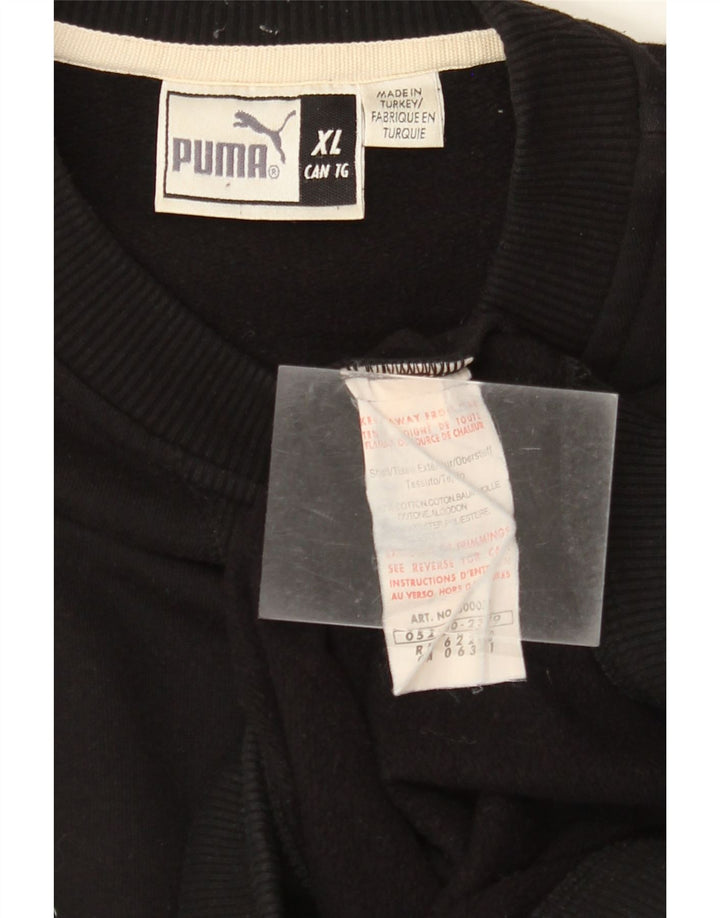 PUMA Herren Sweatshirt Pullover XL Schwarz Baumwolle