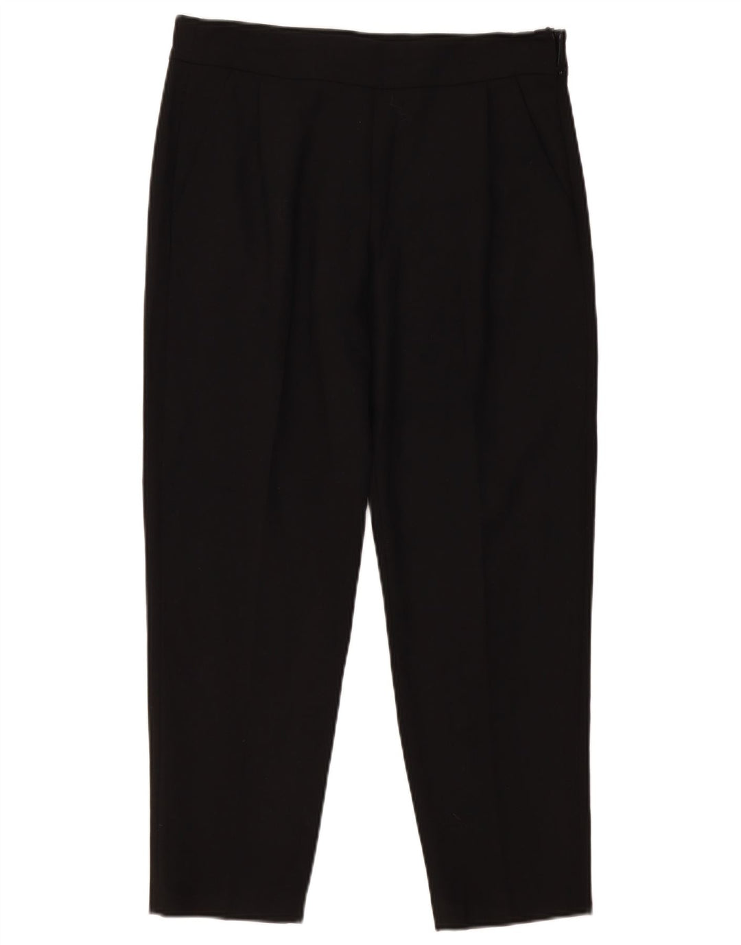 French Connection Kurz geschnittene Damenhose UK 12 Medium W32 L26 Schwarz