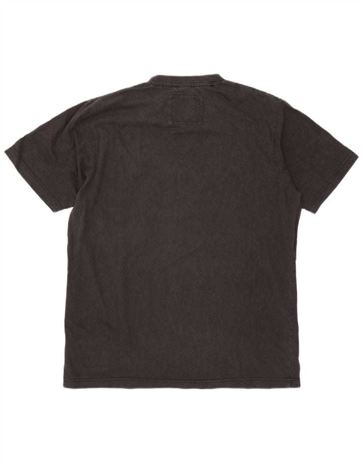 Joe Browns Herren-T-Shirt mit Grafik, Größe L, aus schwarzer Baumwolle