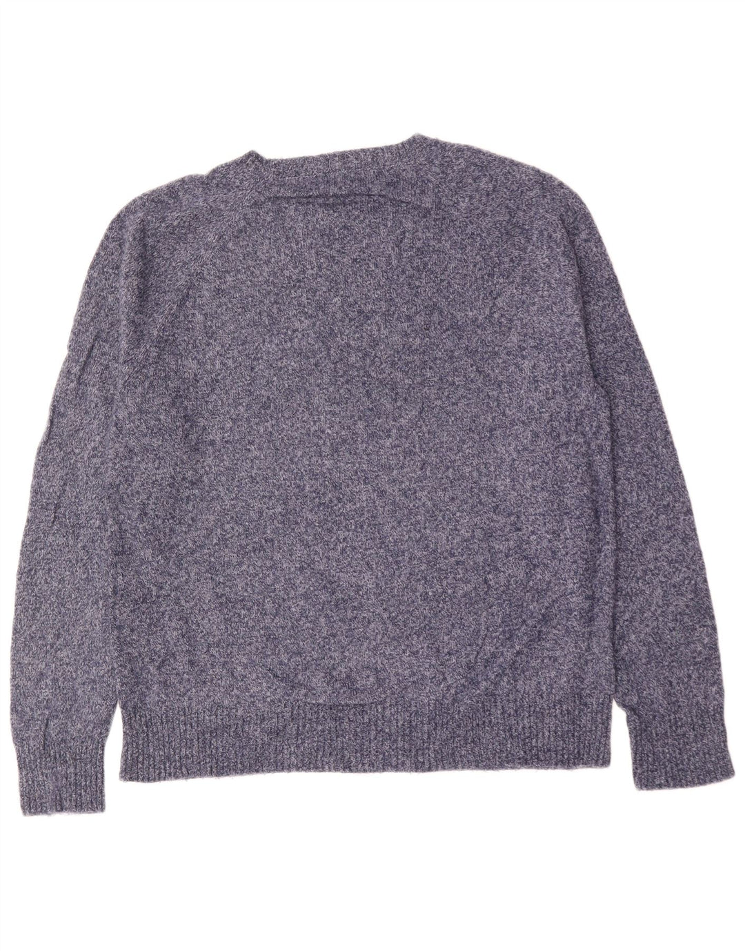 J. CREW Herren-Pullover mit Rundhalsausschnitt, Mittelblau, Polyamid