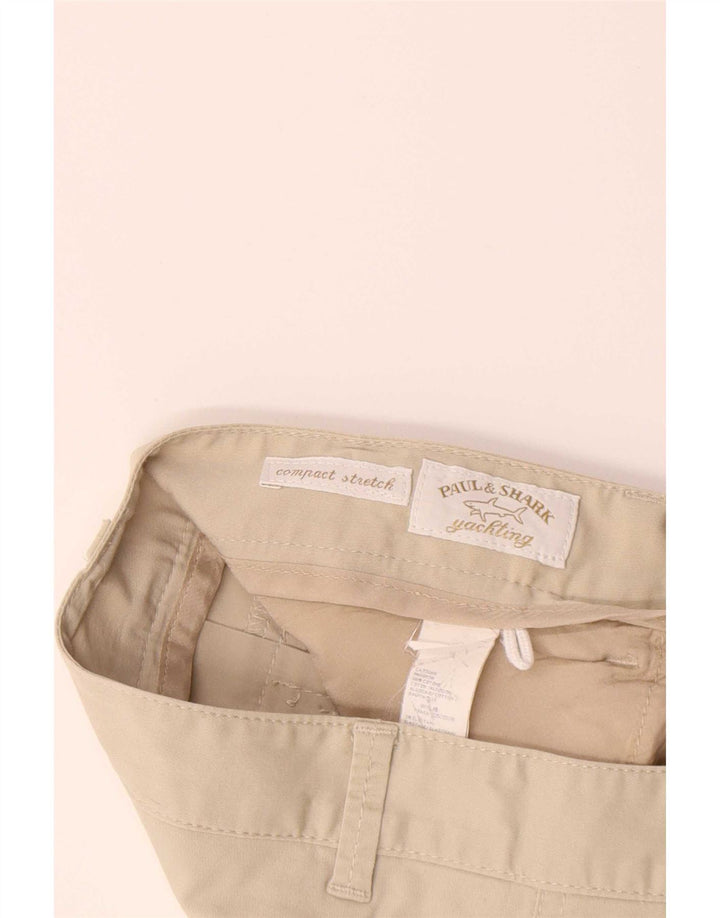 Paul & Shark Damen Bootcut Freizeithose IT 44 Medium W32 L29 Beige