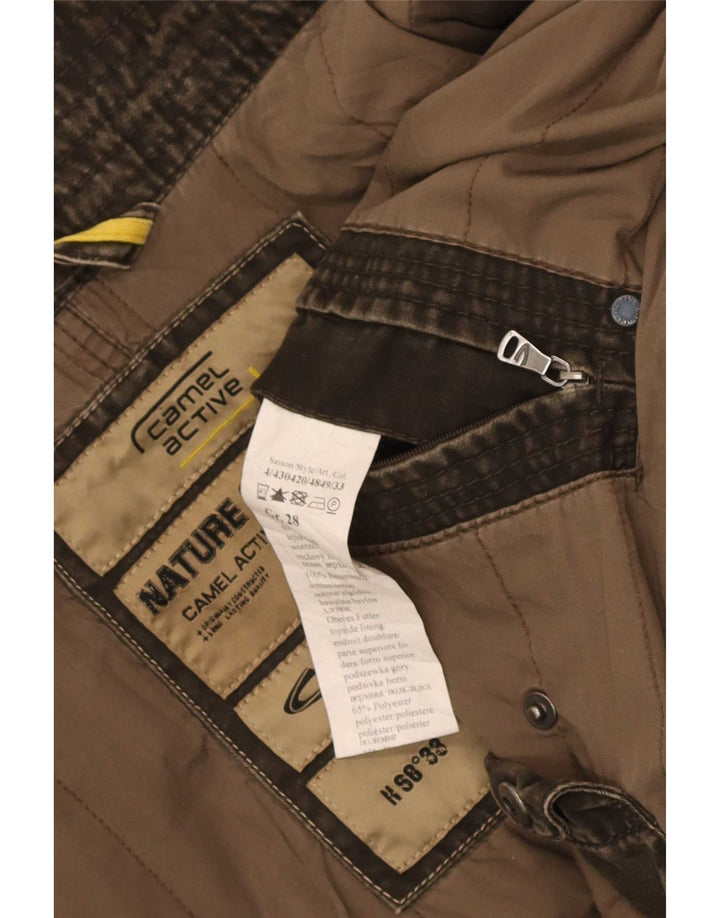 Camel Active Herren Militärjacke UK 42 XL Khaki Baumwolle