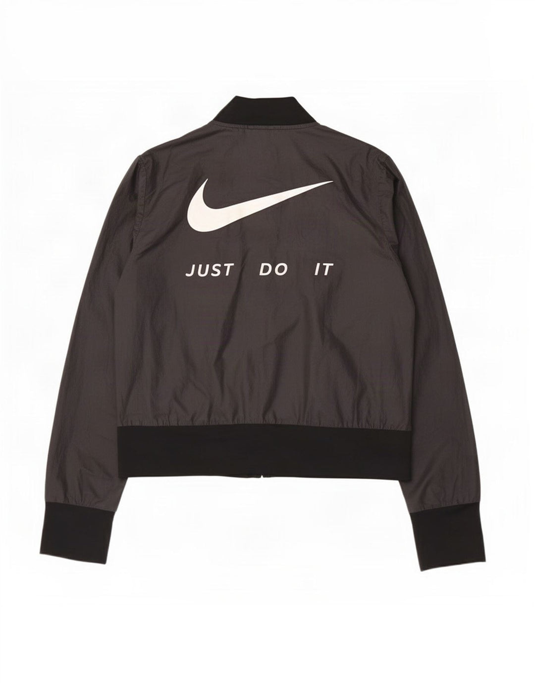 Nike Damen-Trainingsanzugoberteil mit Grafik, Größe UK 14, Mittelschwarz, Polyester