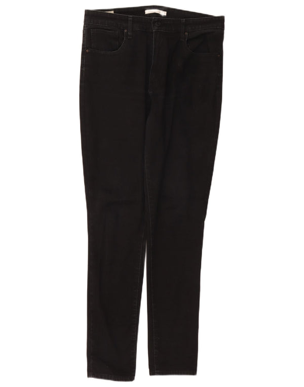 Levi's Damen 721 High Rise Skinny Jeans W32 L30 Schwarz