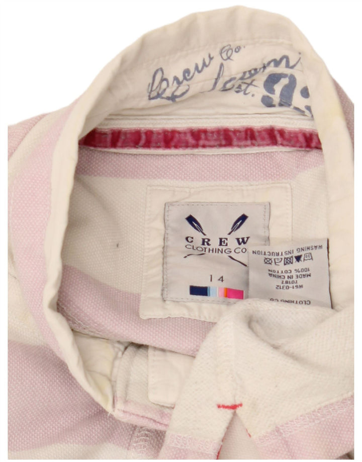 Crew Clothing Damen-Sweatshirt-Pullover, UK-Größe 44, Größe L, cremefarbene Baumwolle