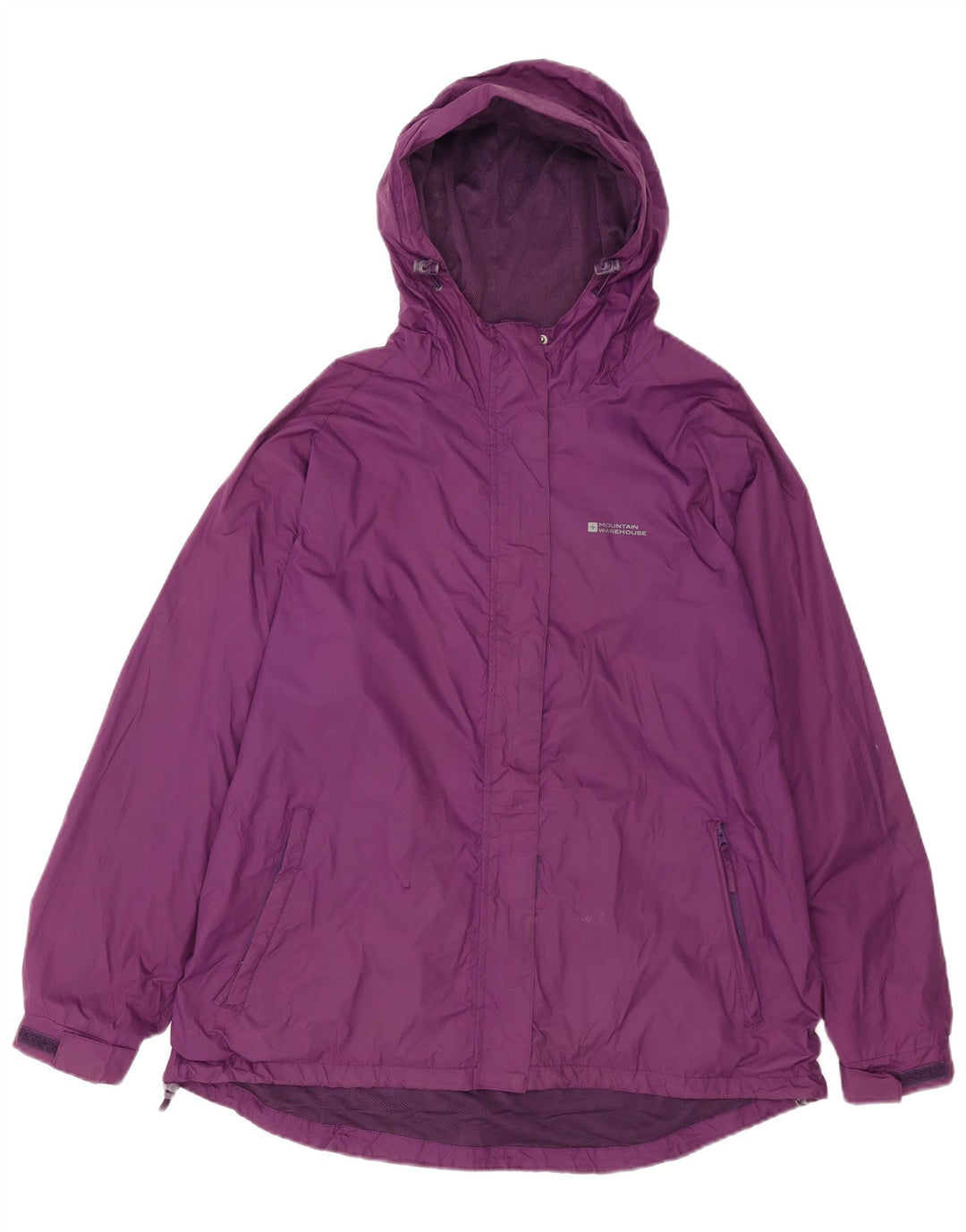 Mountain Warehouse Damen-Regenjacke mit Kapuze, übergroß, UK 18, XL, Lila